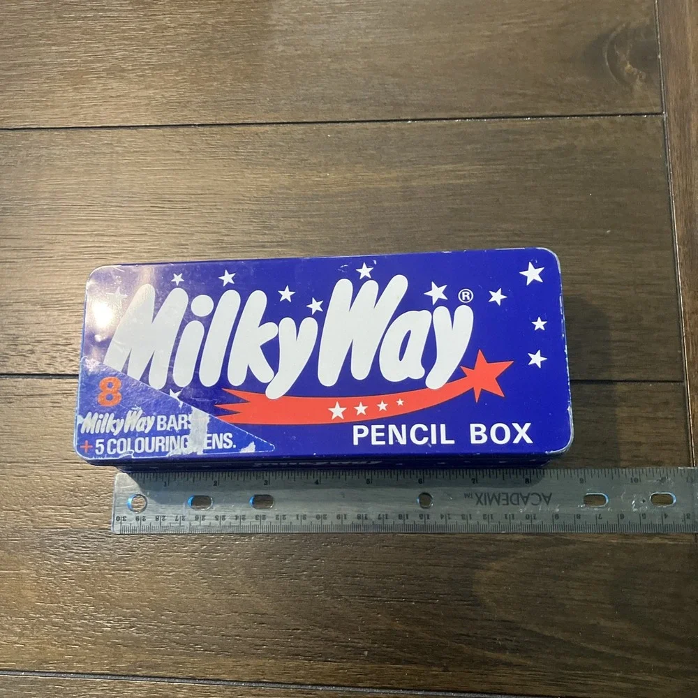 1990 Mars Milky Way Tin Pencil Box No Pencils Included